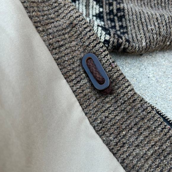 Woolrich Snowflake Fair Isle Wool Blend Jacket Sz M - Picture 8 of 16